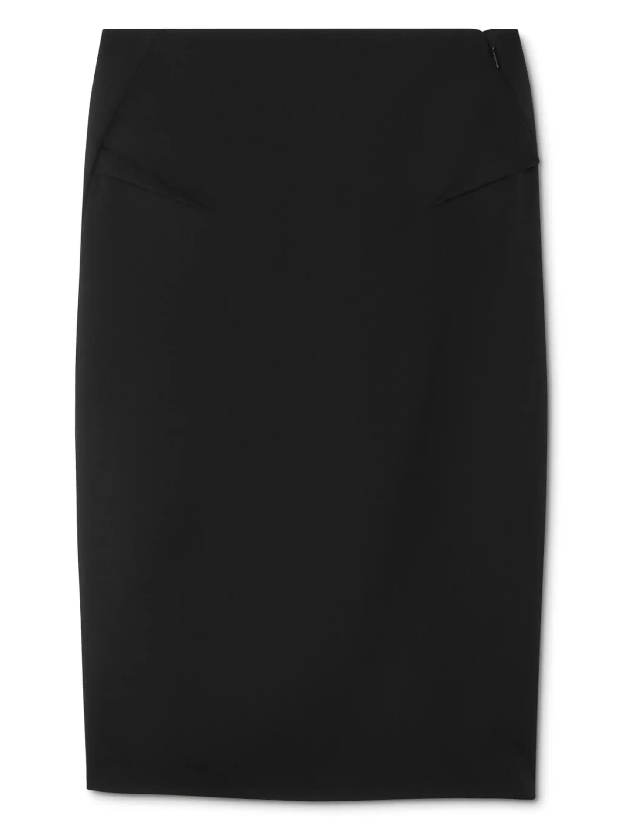 VERSACE Stretch Wool Mini Skirt