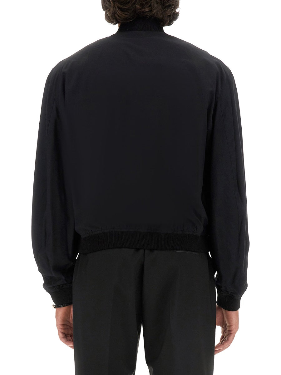 VERSACE Reversible Baroque Sea Jacket - Regular Fit