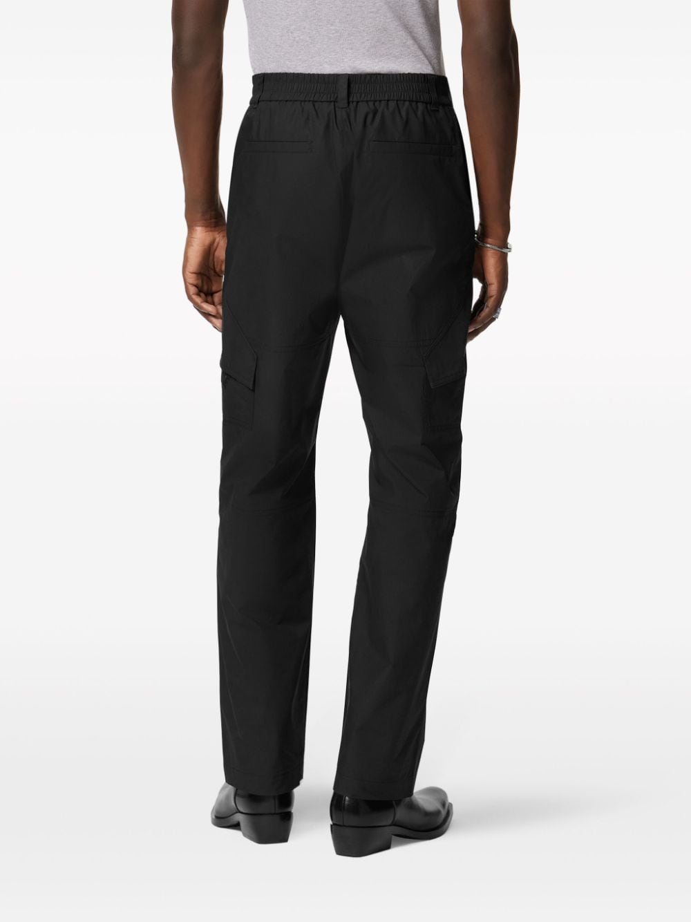 VERSACE Tailored Cotton Trousers for Men - Mid Rise