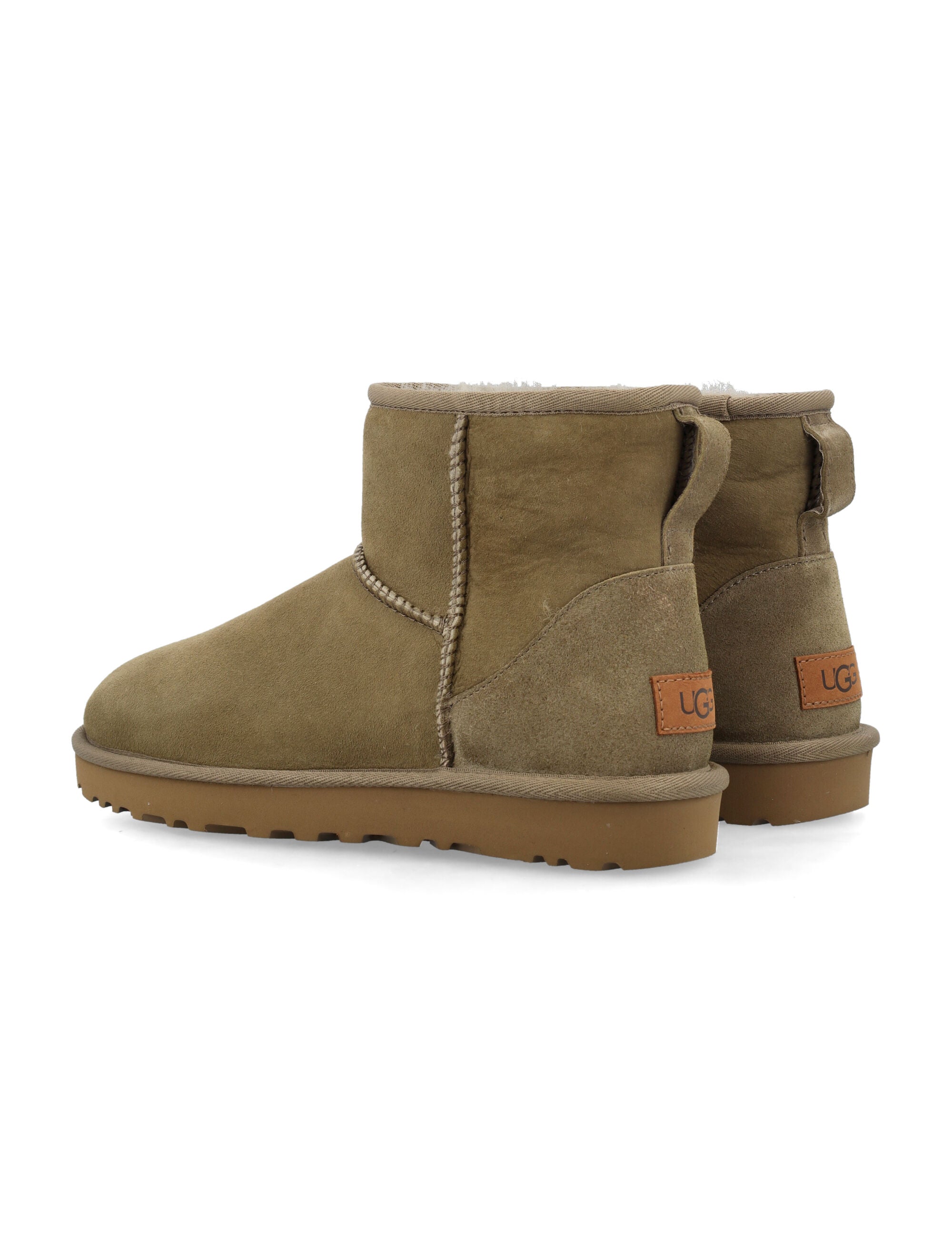 UGG Classic Mini II Suede Boots with Shearling Lining