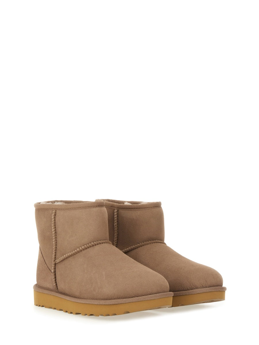 UGG Classic Mini II Suede Boots with Shearling Lining