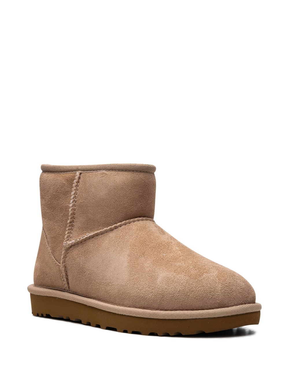 UGG Suede Leather Twinface Ankle Boots for Women