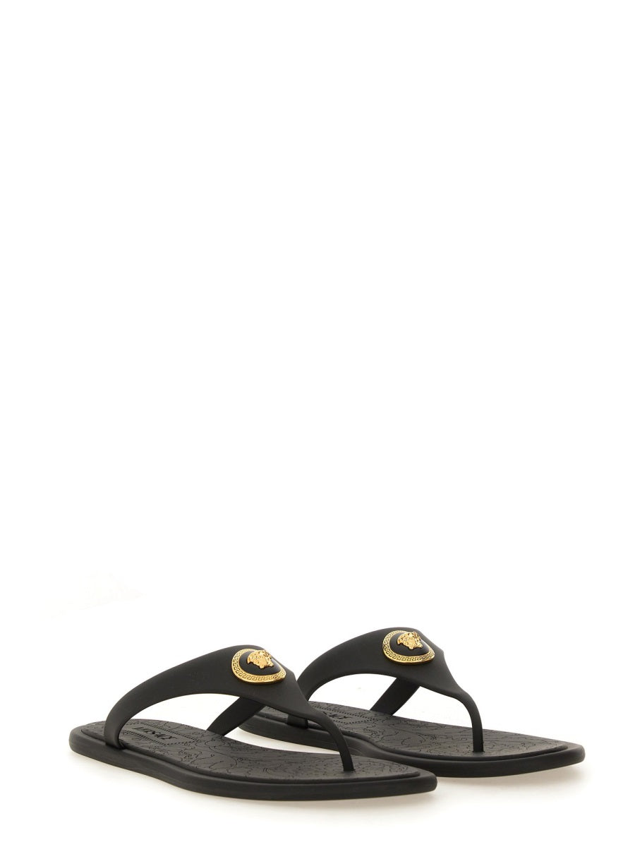 VERSACE Medusa Head Slip-On Thong Sandals