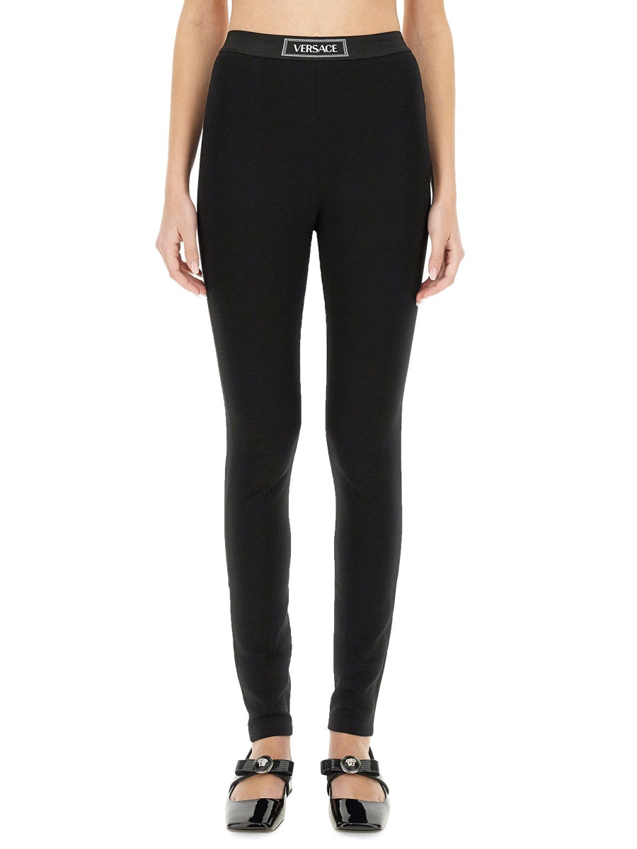 VERSACE Elegant Viscose Trousers for Women - FW25 Collection