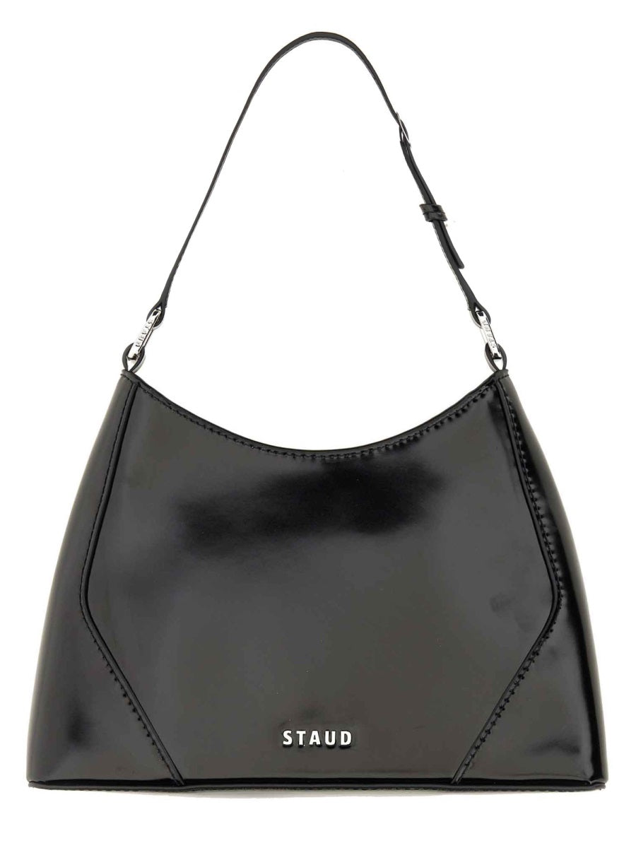 STAUD Mini Leather Shoulder Handbag
