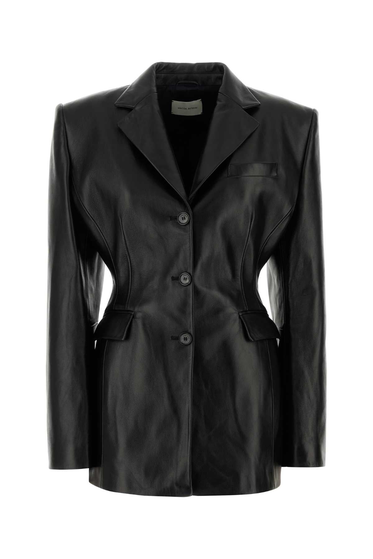MAGDA BUTRYM Women's Leather Blazer