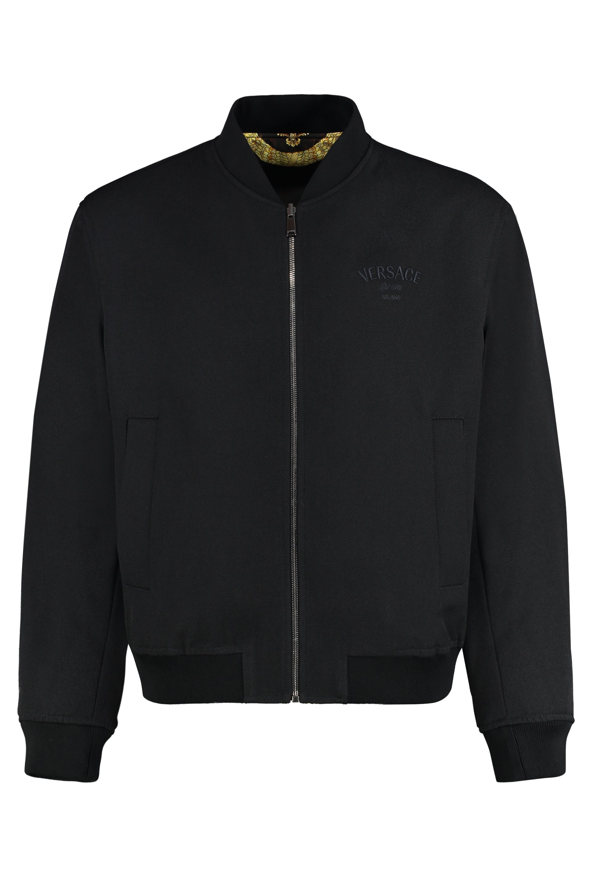 VERSACE Reversible Bomber Jacket for Men - FW24 Collection