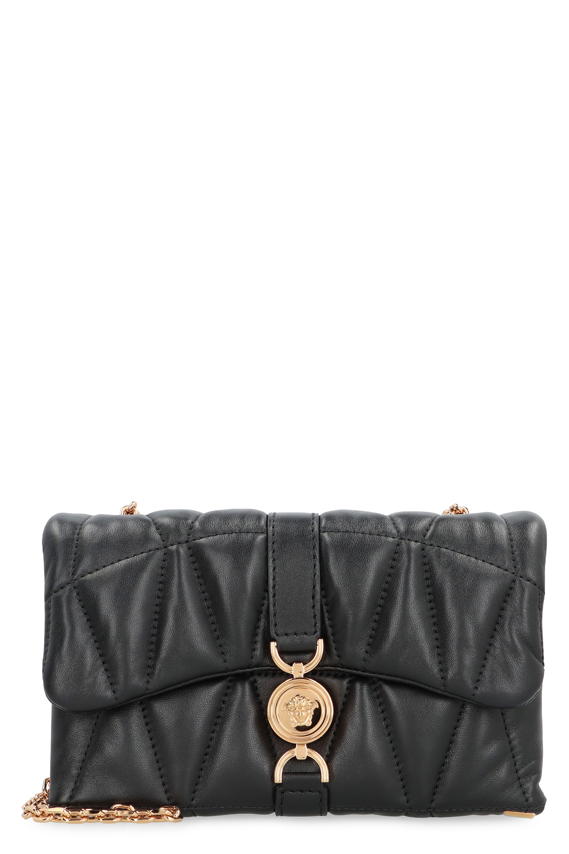 VERSACE Mini Quilted Crossbody Handbag