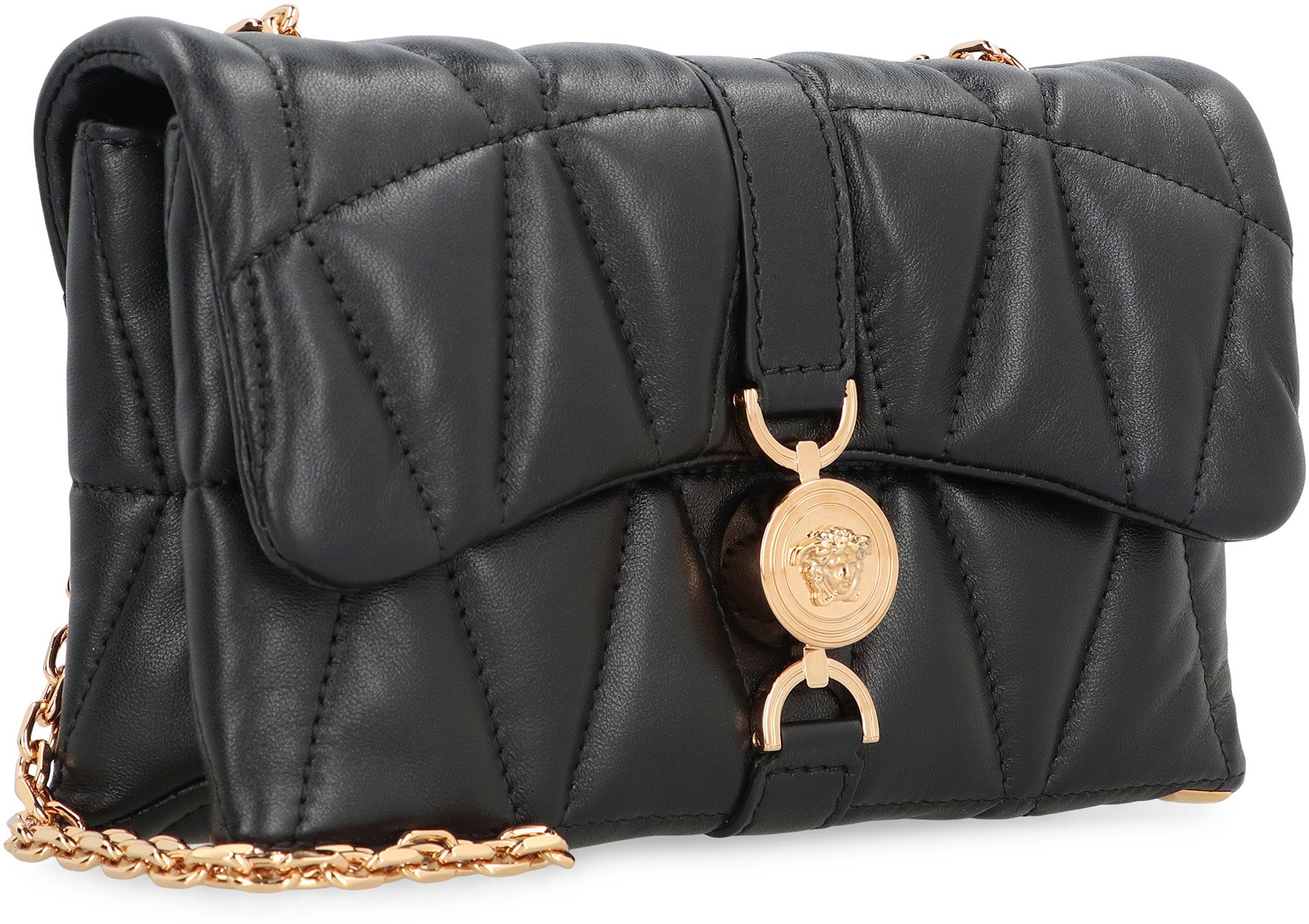 VERSACE Mini Quilted Crossbody Handbag