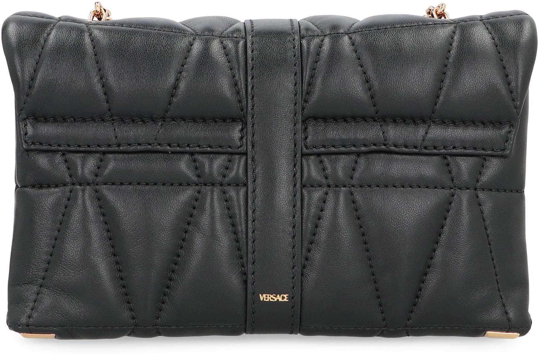 VERSACE Mini Quilted Crossbody Handbag