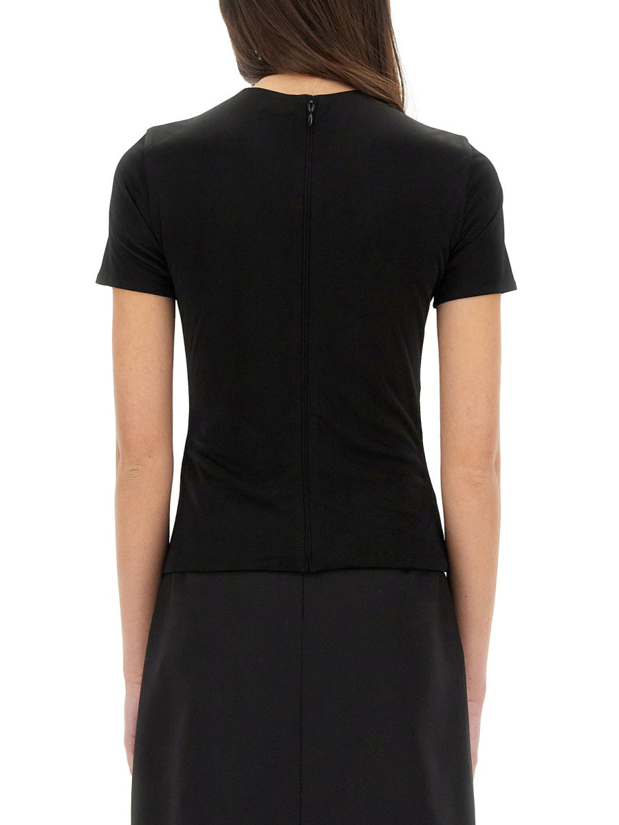 VERSACE Safety Pin Curled Top - Size 40