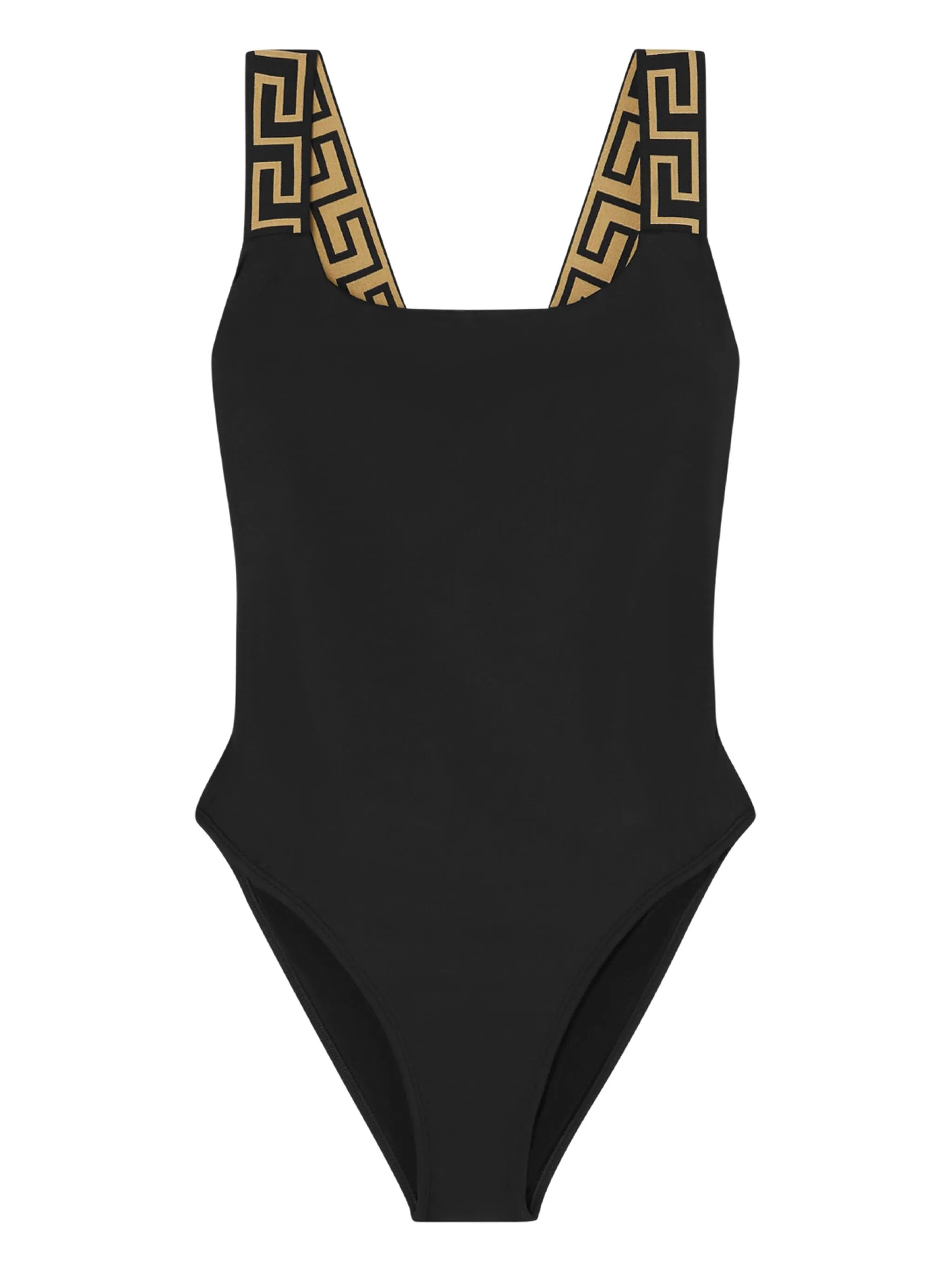 VERSACE One-Piece Swimsuit with Greek Border