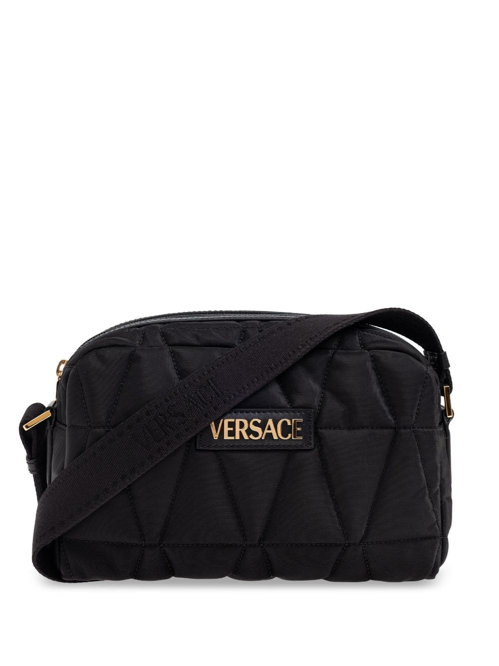 VERSACE Myth Nylon Crossbody Handbag