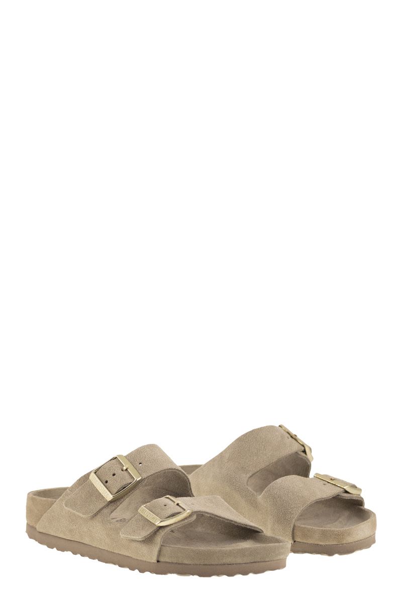 BIRKENSTOCK Exquisite Double Buckle Slip-On Sandals