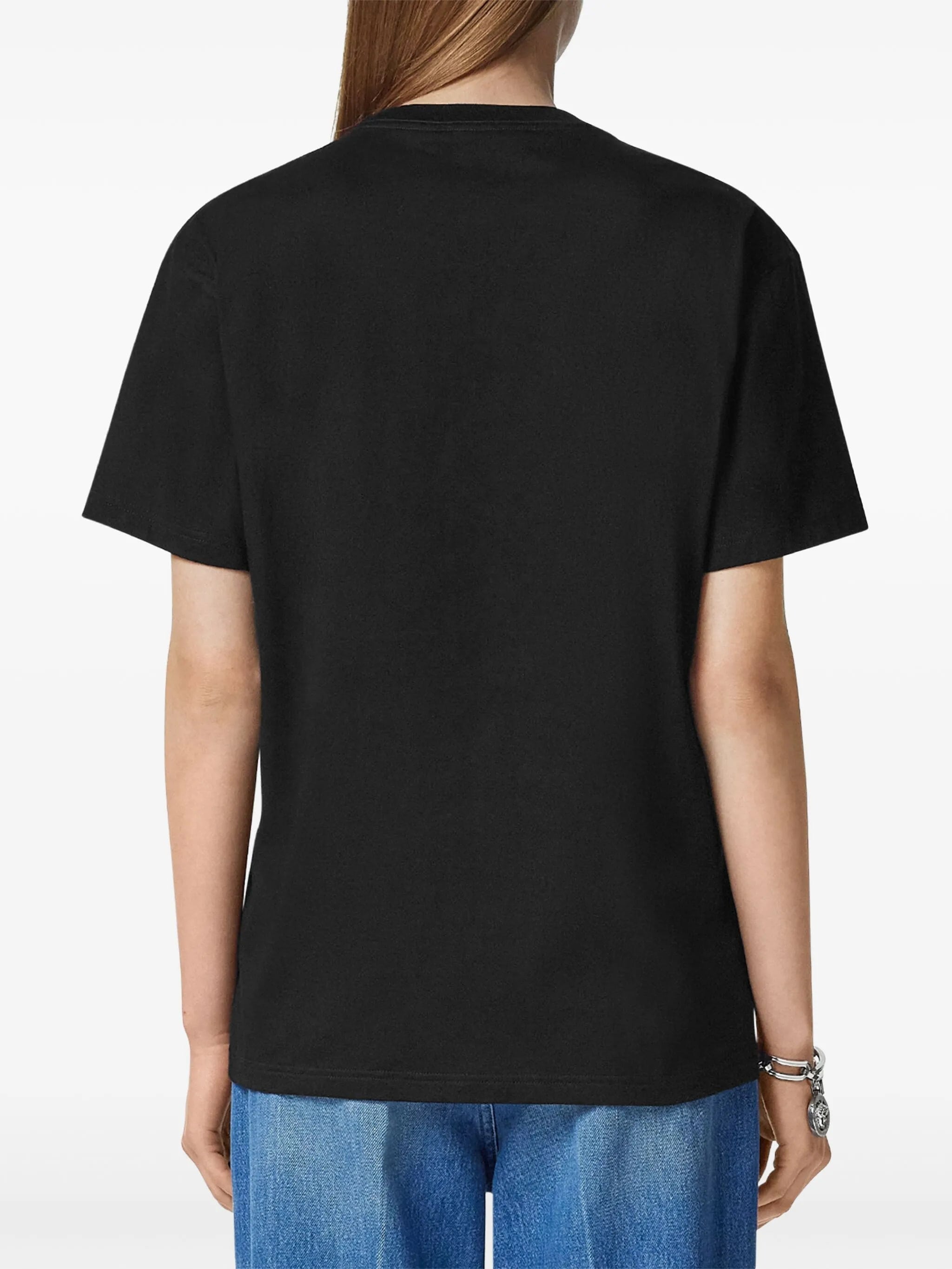 VERSACE Silk T-Shirt for Women - FW25 Collection
