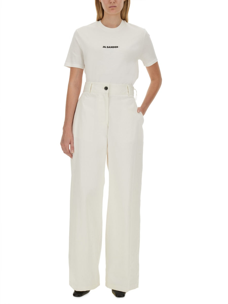 JIL SANDER Logo T-Shirt - Regular Fit - Size S