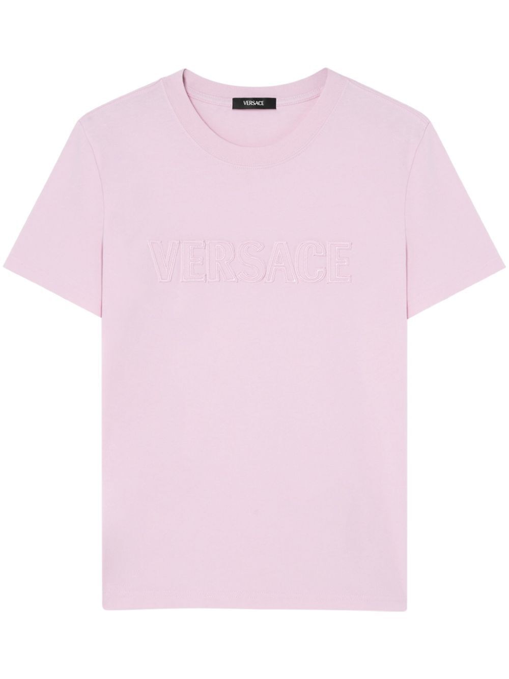 VERSACE Fringed Logo T-Shirt