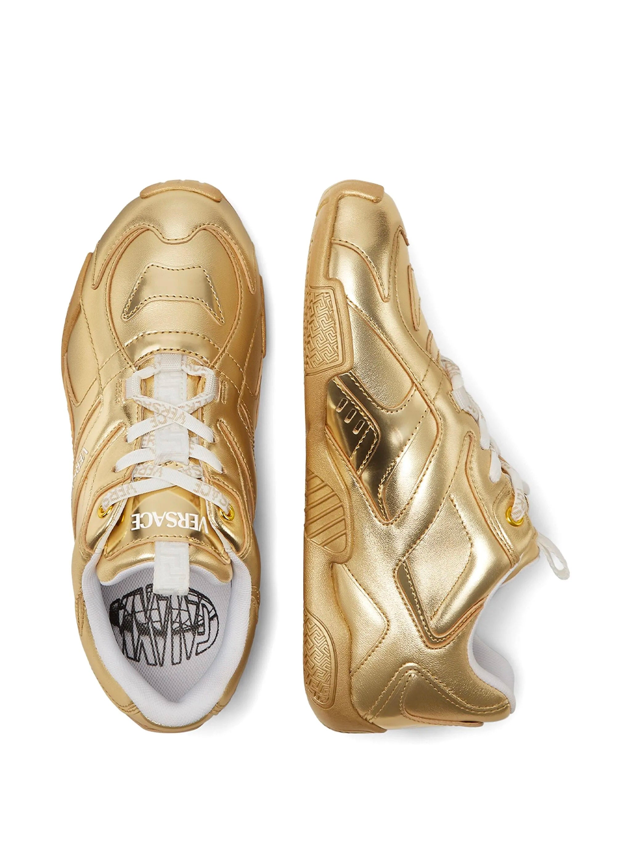 VERSACE Metallic Galaxia Sneakers for Women