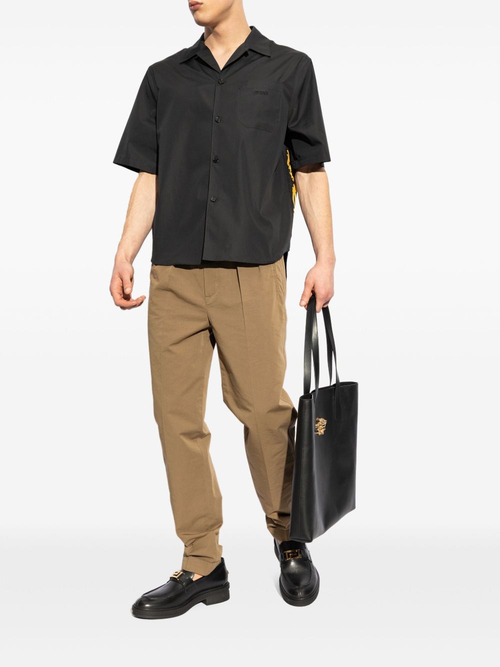 VERSACE Greek-Inspired Formal Loafers for Men