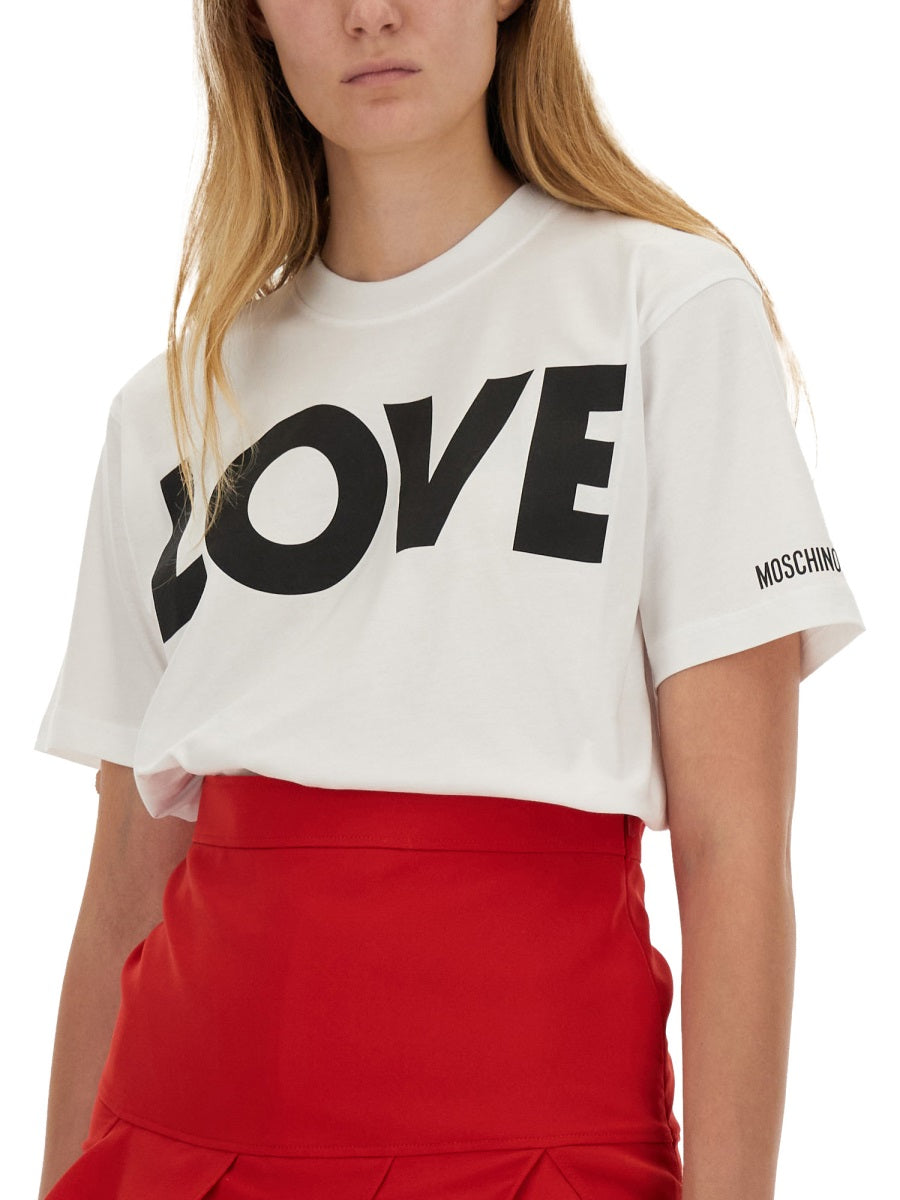 MOSCHINO Oversized Logo T-Shirt - Size S