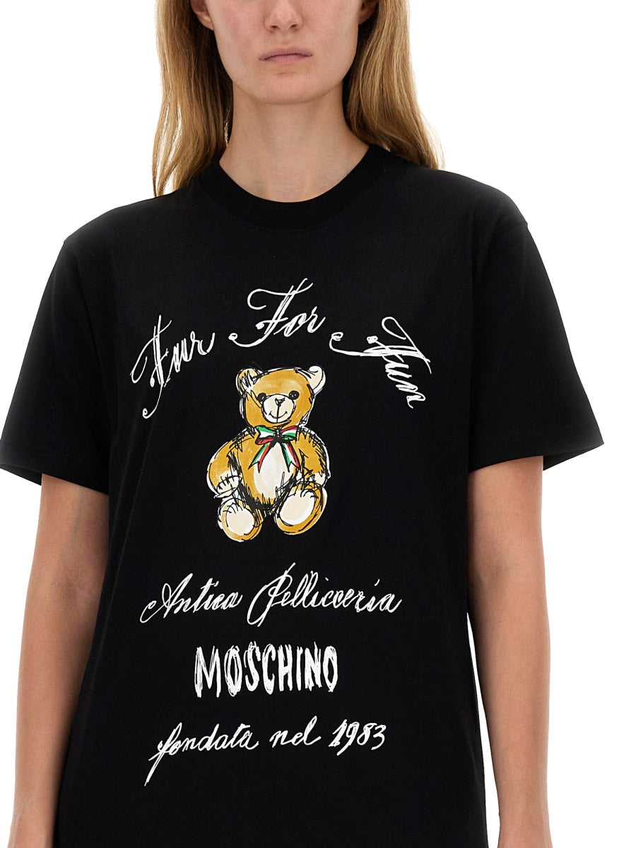 MOSCHINO Logo T-Shirt - Women's Size S
