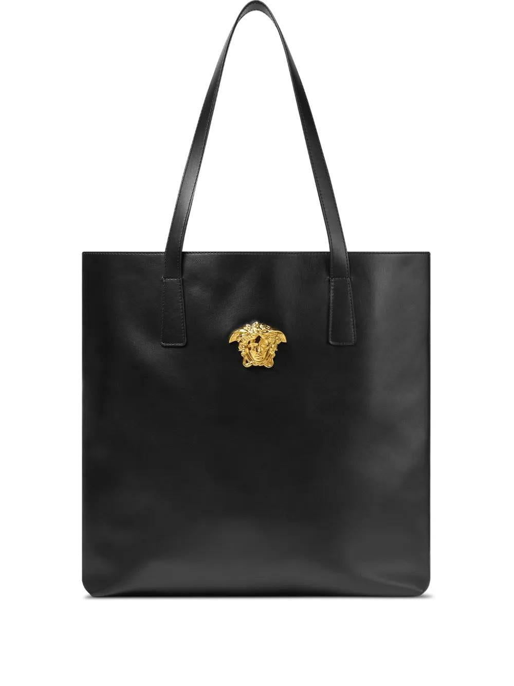 VERSACE Leather Tote Handbag for Men - FW25 Edition