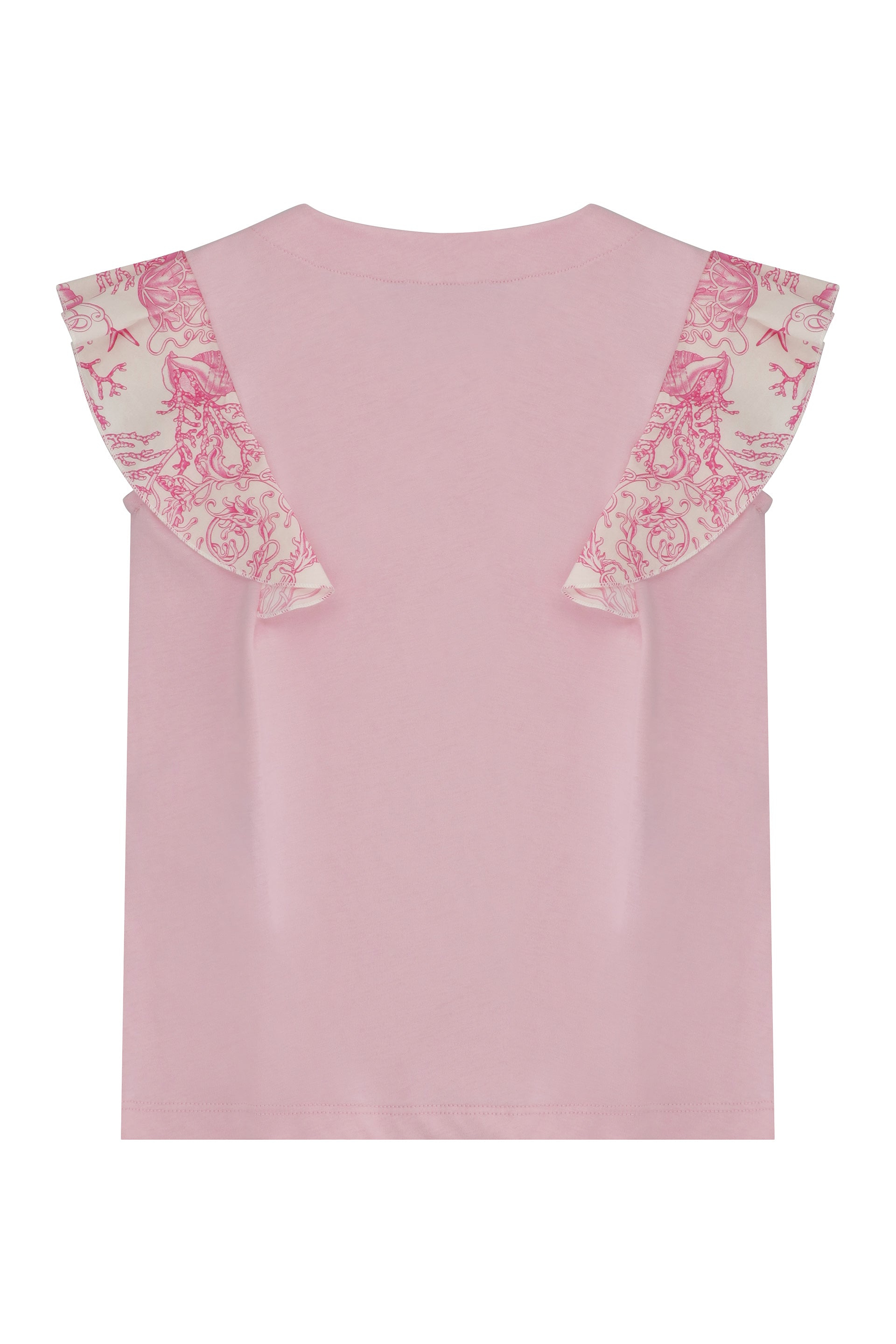 YOUNG VERSACE Cotton Crew-Neck T-Shirt for Girls - FW25 Collection