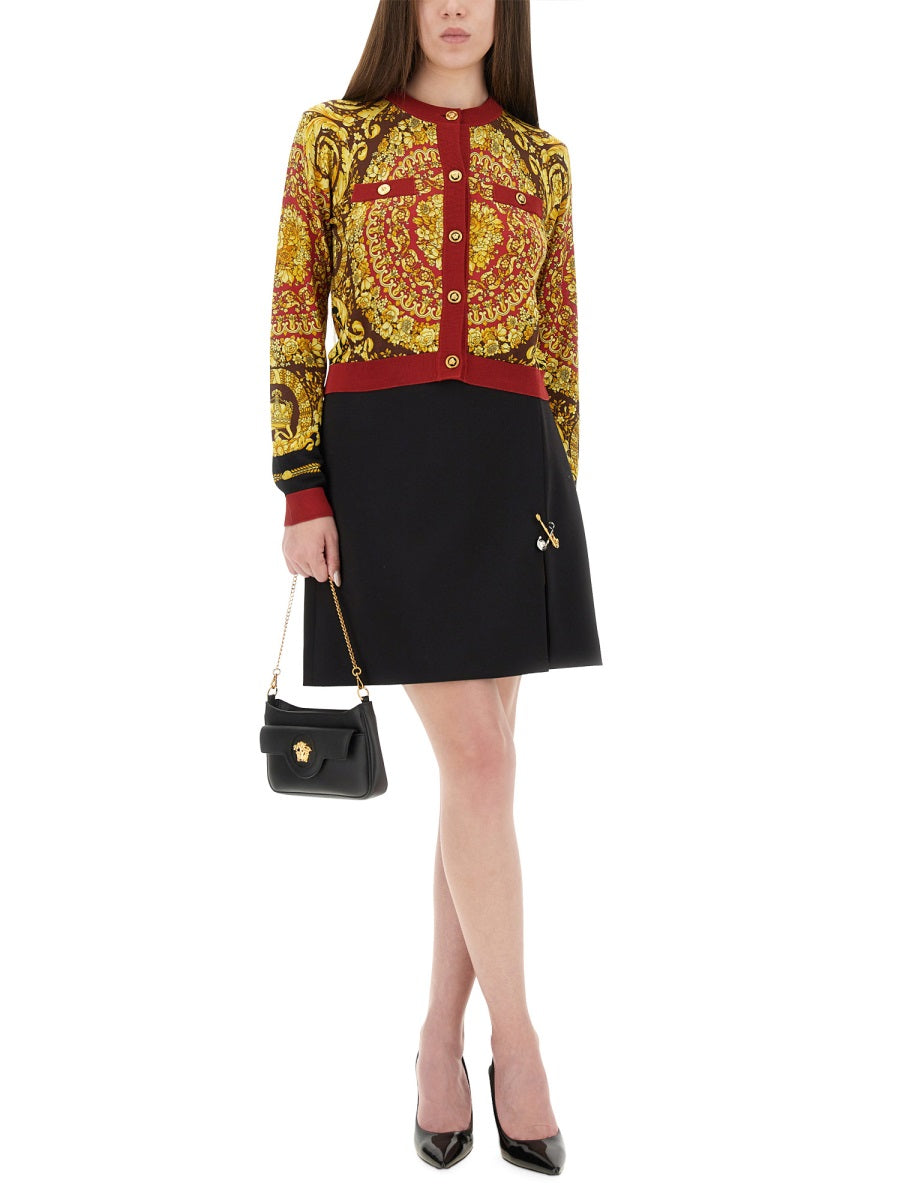 VERSACE Luxurious Silk Sweater for Women - FW25 Collection