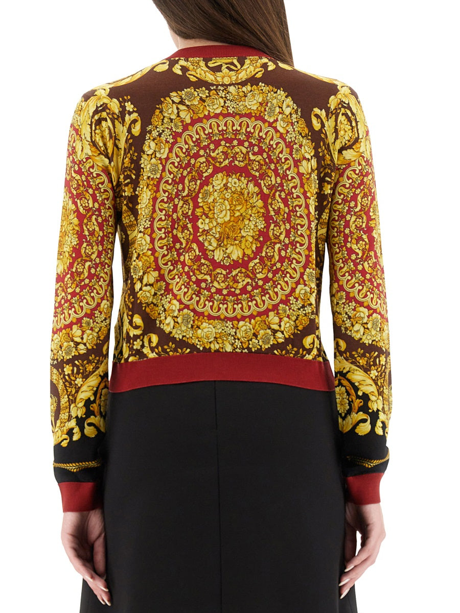 VERSACE Luxurious Silk Sweater for Women - FW25 Collection