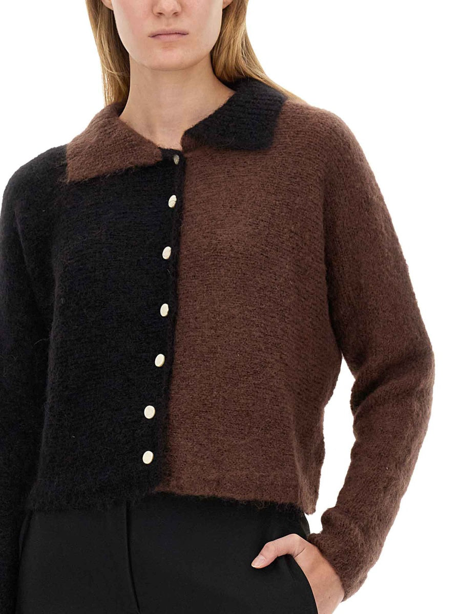 ALYSI Regular Fit Mohair Cardigan - Size S