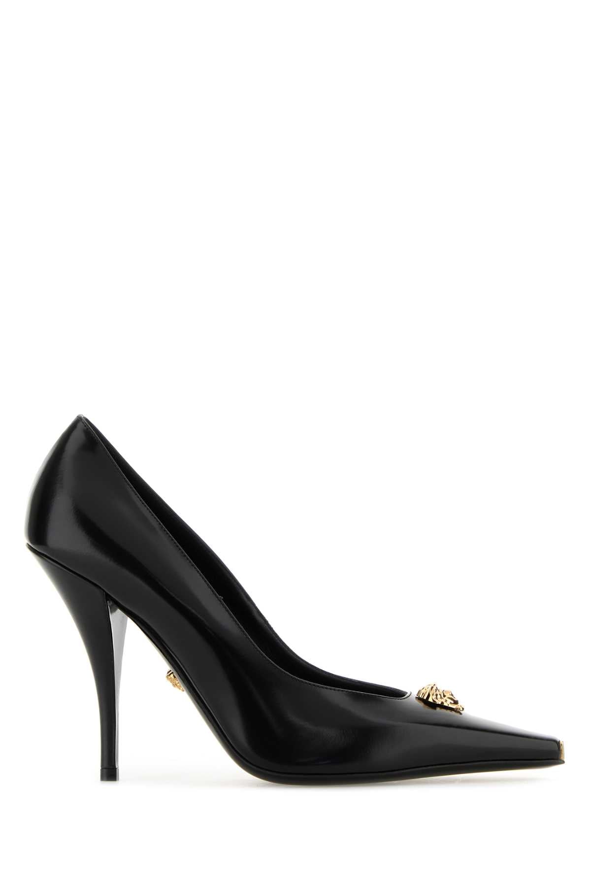VERSACE Elegant Leather Pumps for Women - Size T.105