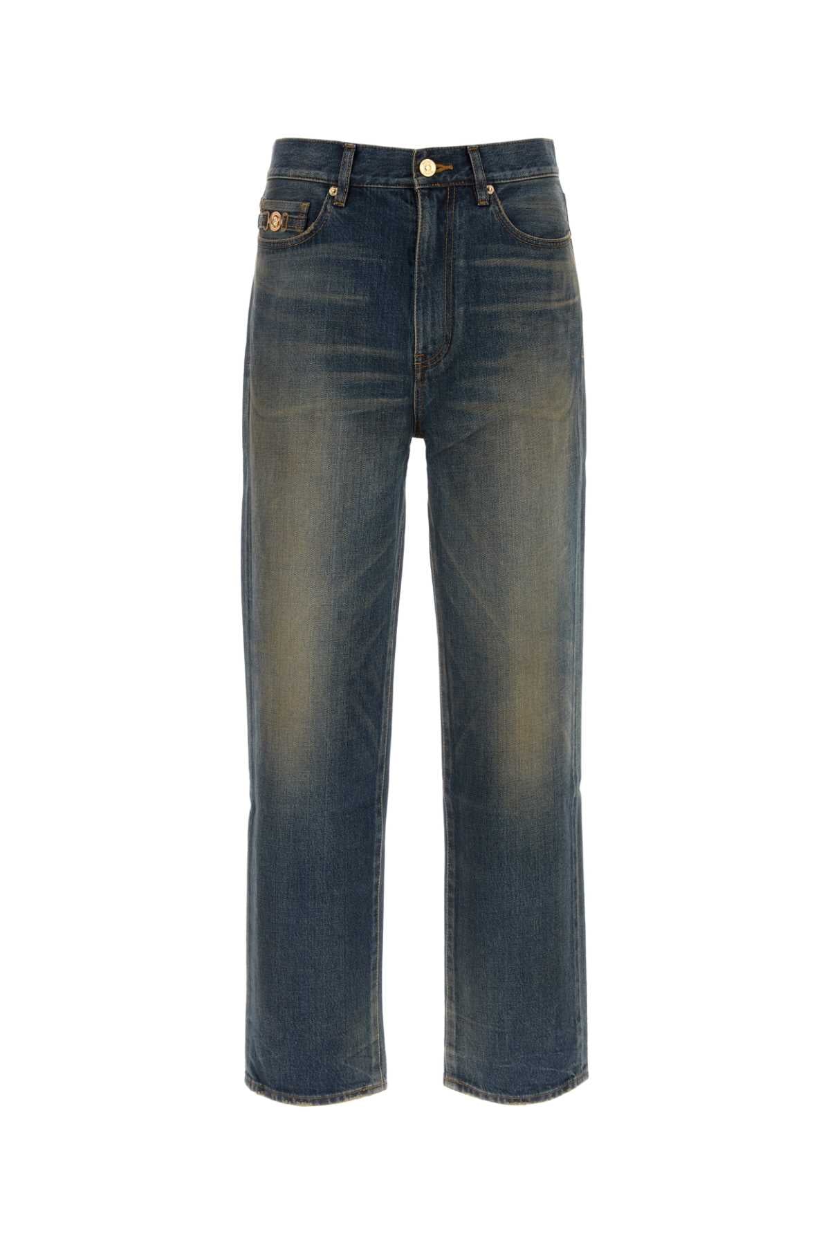VERSACE Stylish Denim Jeans for Men - FW25 Collection