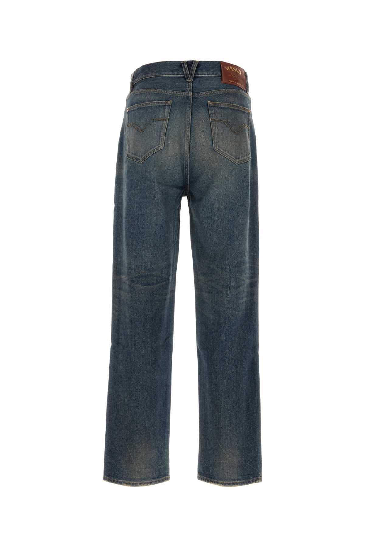 VERSACE Stylish Denim Jeans for Men - FW25 Collection