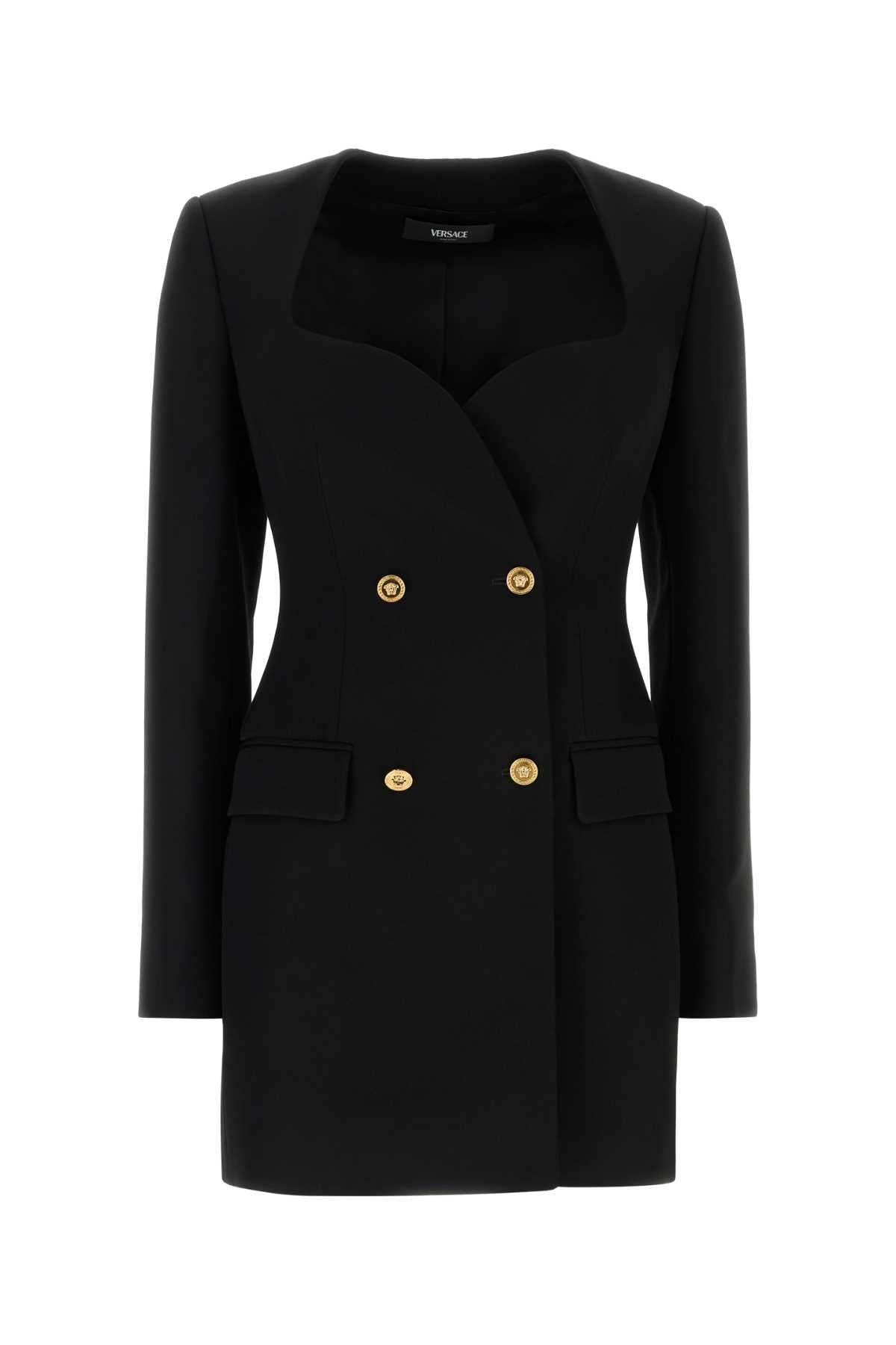 VERSACE Elegant Wool Blazer Dress for Women - Fall/Winter 2025
