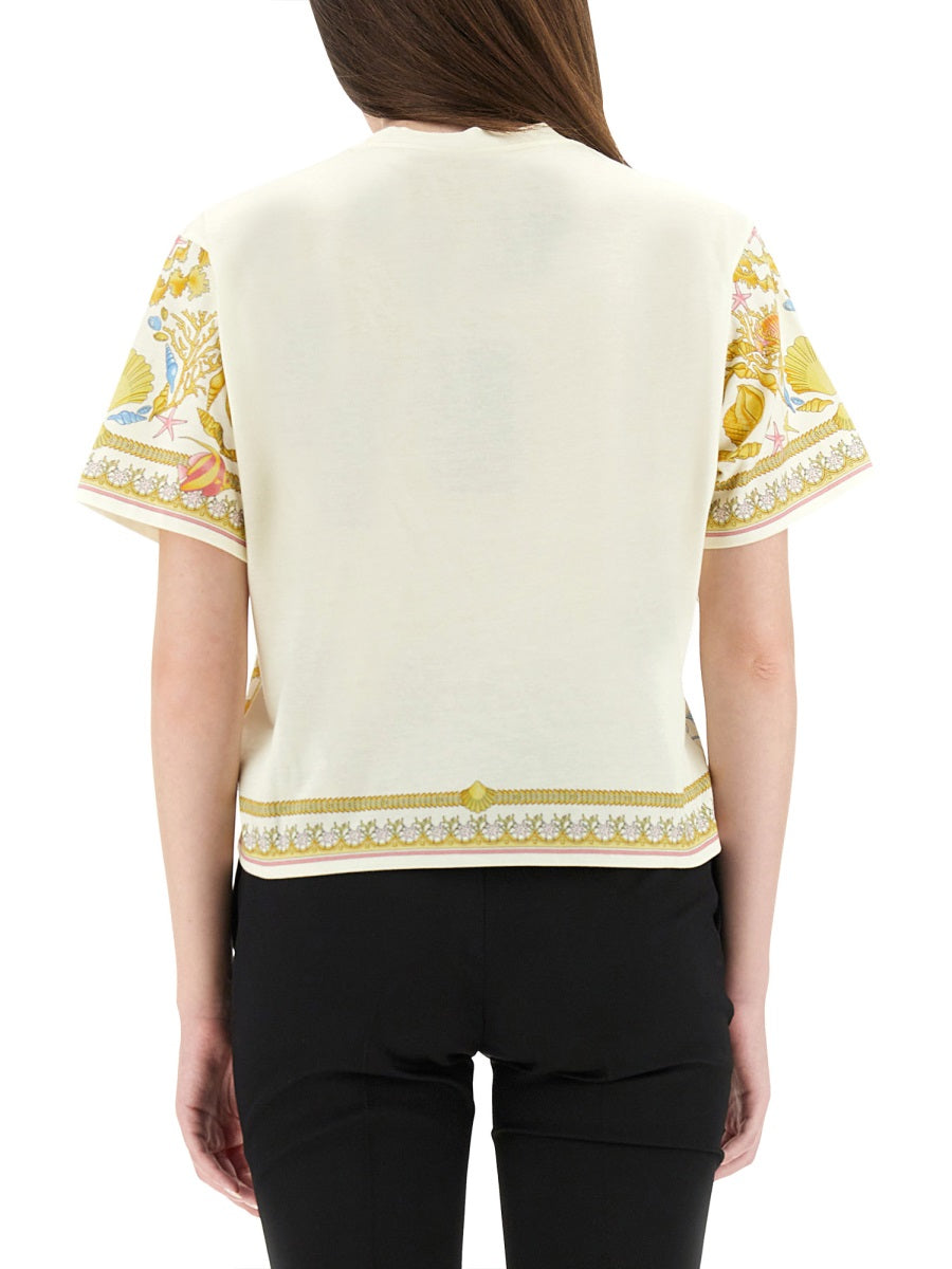 VERSACE Cotton T-Shirt for Women