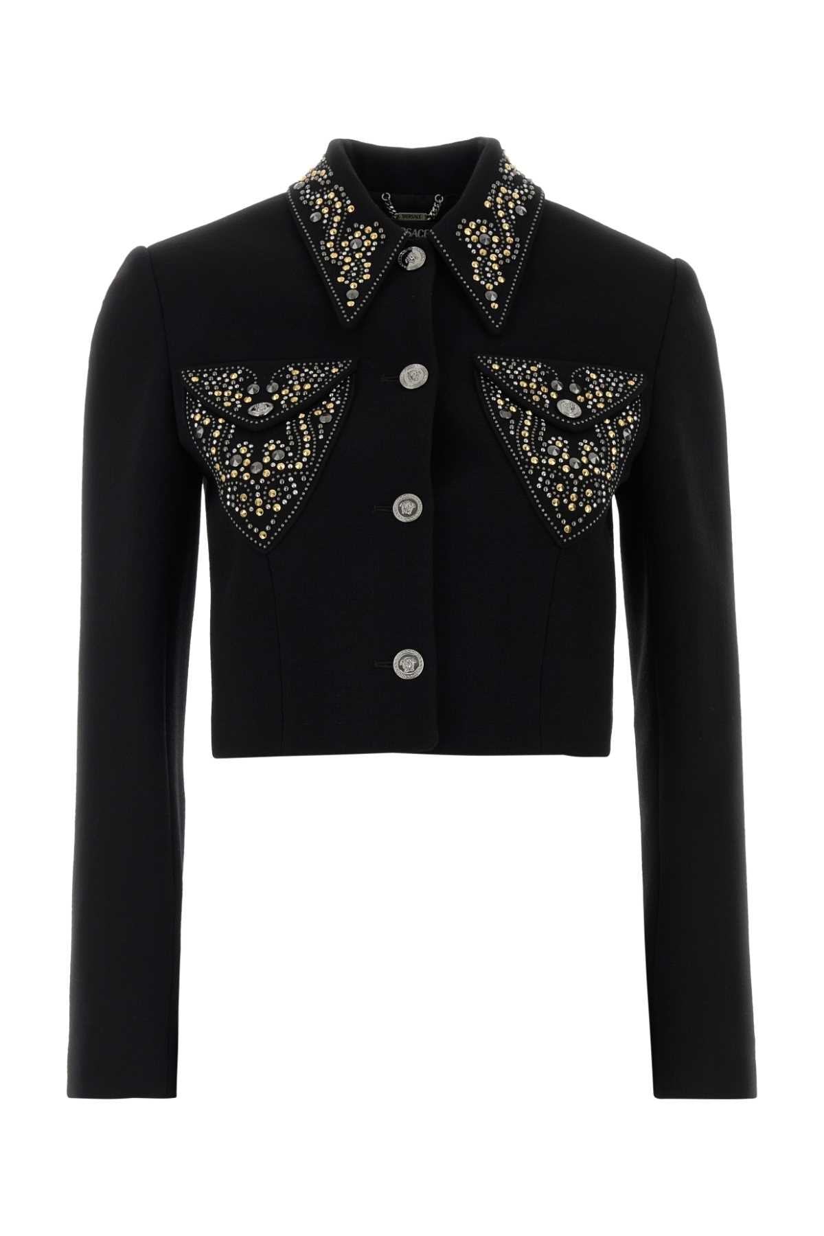 VERSACE Lightweight Wool Blazer for Women