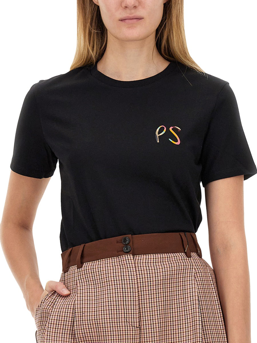 PS BY PAUL SMITH Logo T-Shirt - Regular Fit - Size S