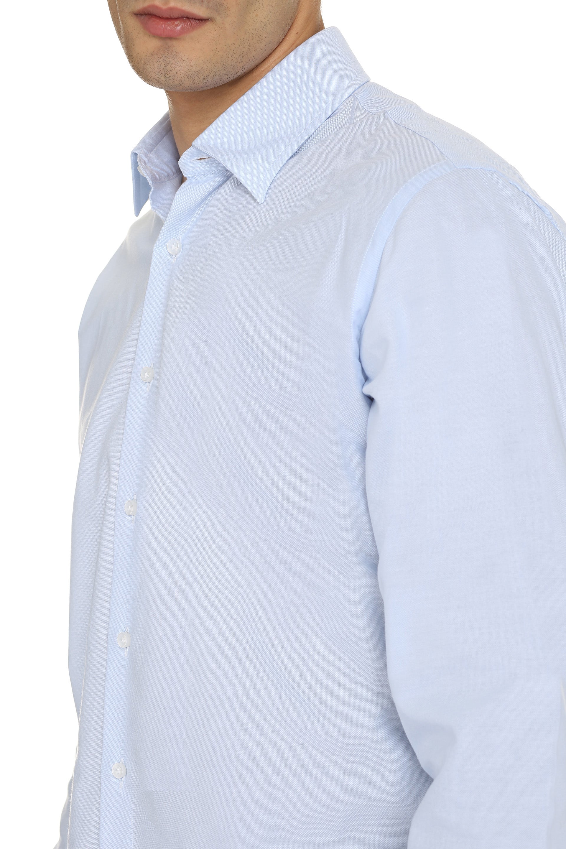 THE (ALPHABET) The Alphabet Casual Oxford Cotton Shirt