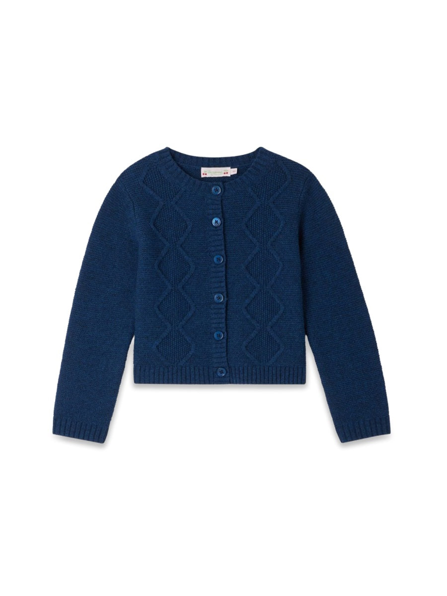 BONPOINT Mini Wool Cardigan for Girls