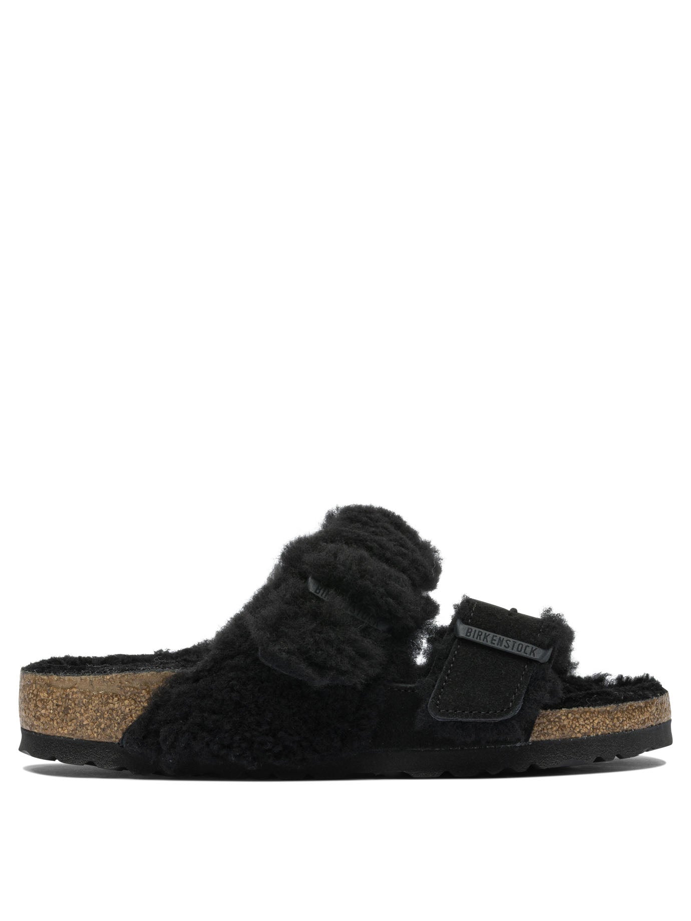 BIRKENSTOCK Arizona Split Shearl Teddy Suede Leather Slippers