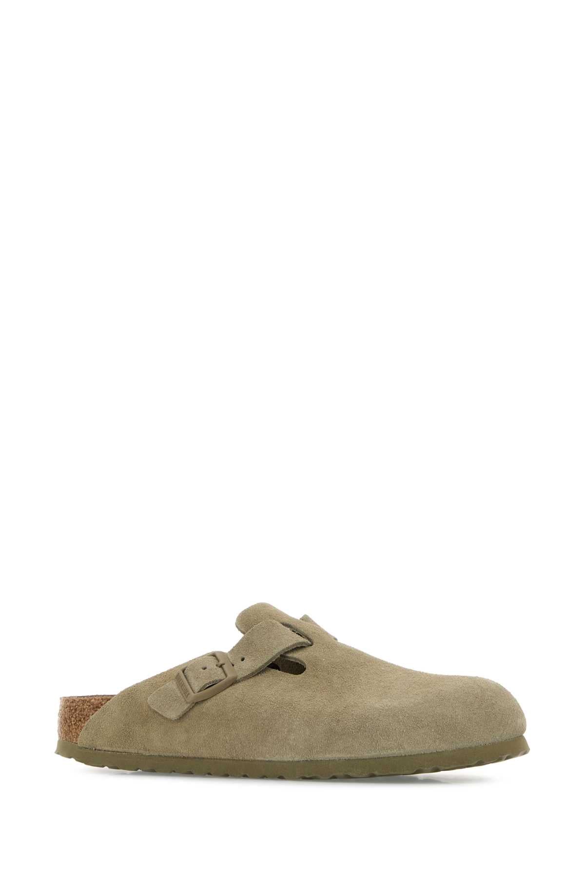 BIRKENSTOCK Unisex Suede Boston Slippers