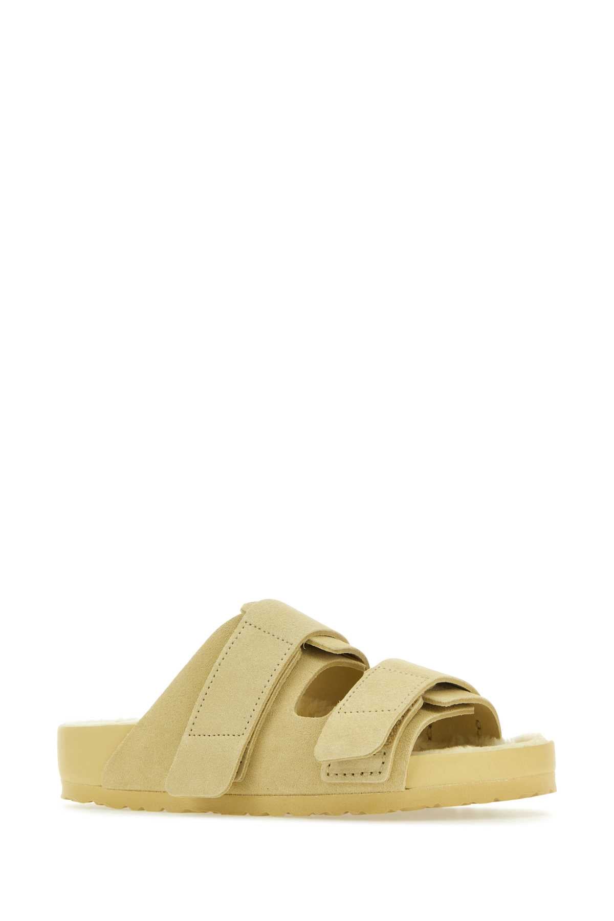 BIRKENSTOCK Suede X Tekla Uji Slippers