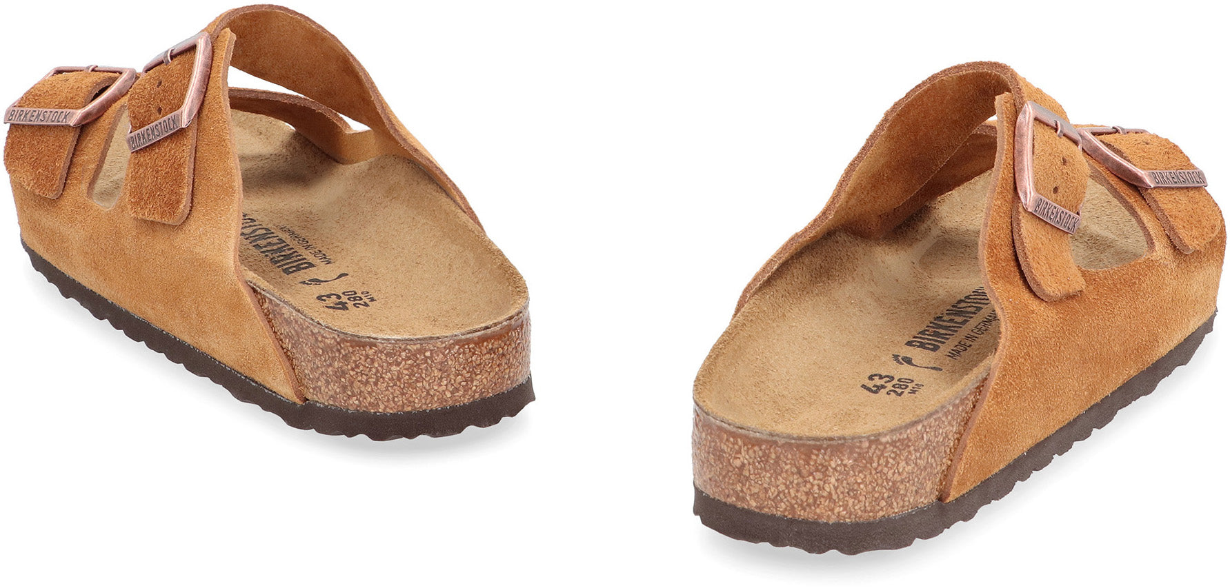 BIRKENSTOCK Men's Arizona Suede Leather Sandals