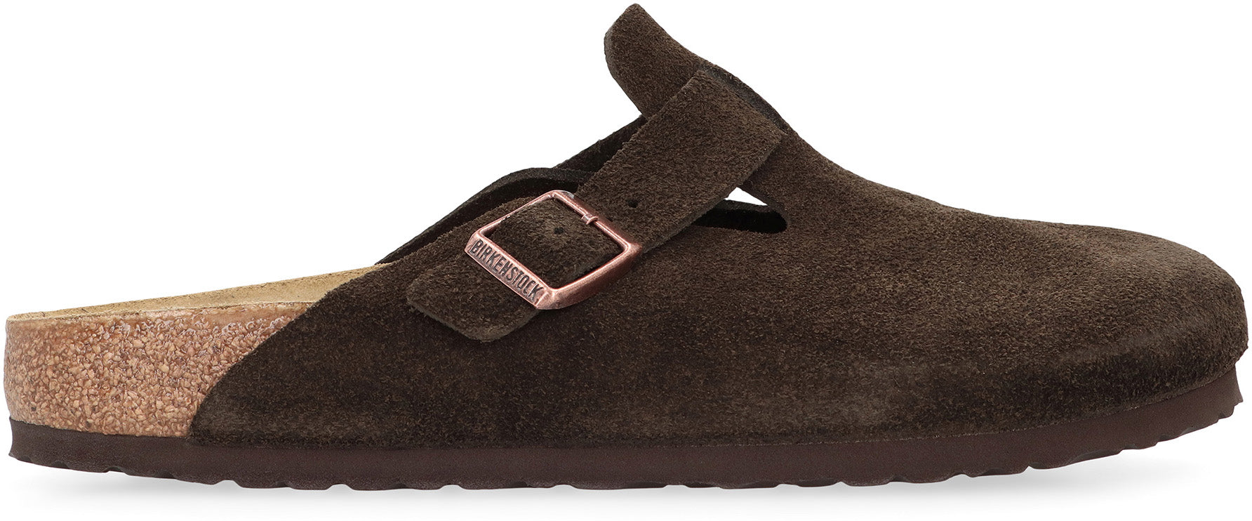 BIRKENSTOCK Classic Suede Boston Sabot for Men