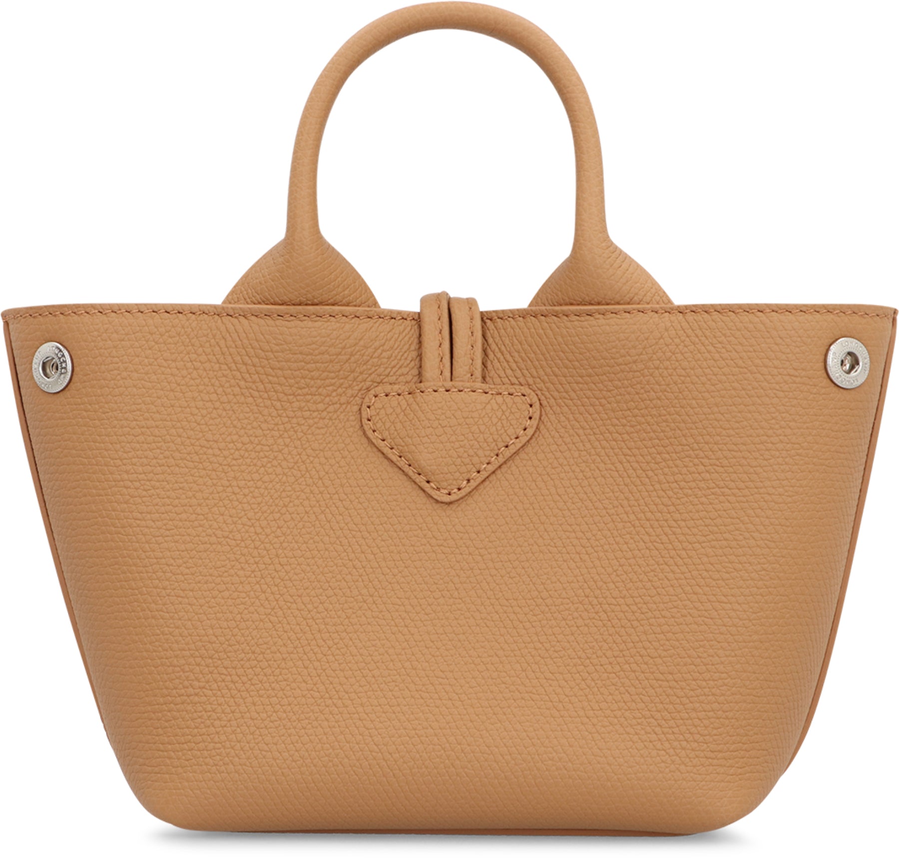 LONGCHAMP Mini Leather Handbag with Antler Fastening