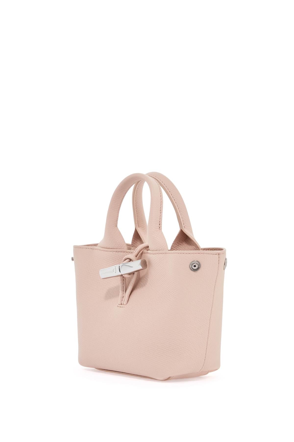 LONGCHAMP Mini Leather Handbag with Antler Fastening