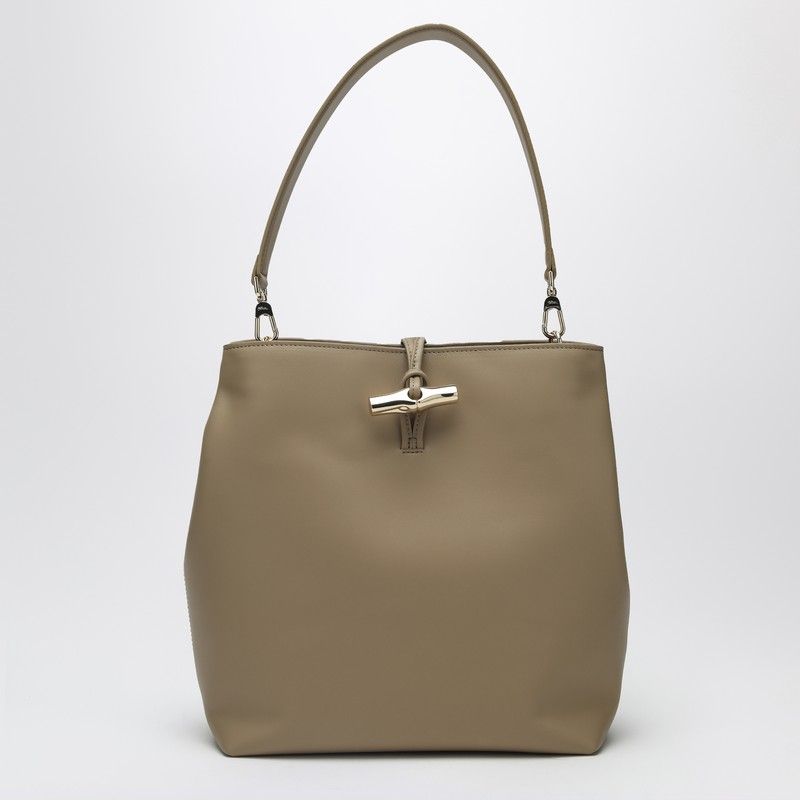 LONGCHAMP Medium Hobo Handbag with Bamboo Fastening