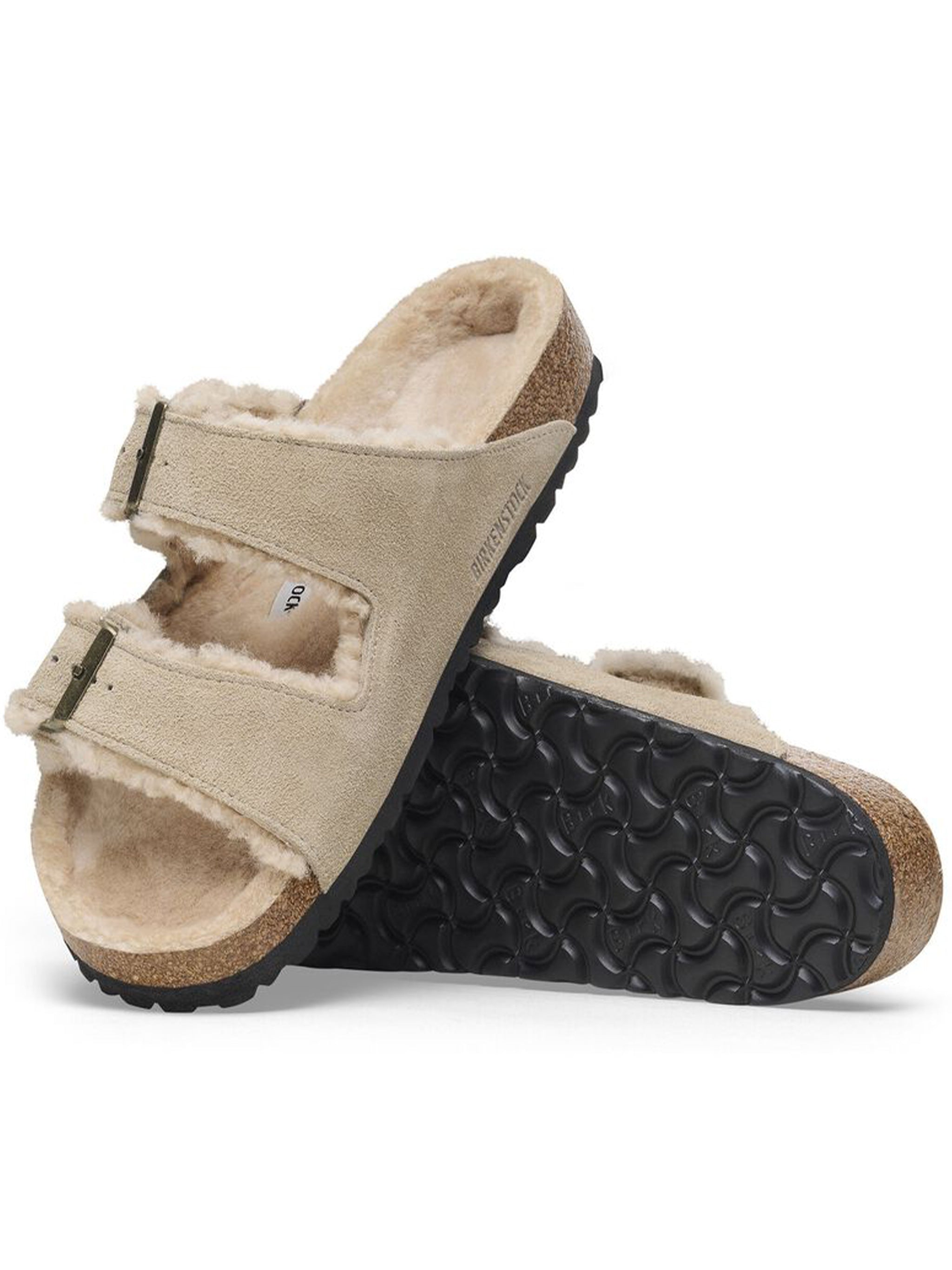 BIRKENSTOCK Men's Shearling Sandals - Arizona Style