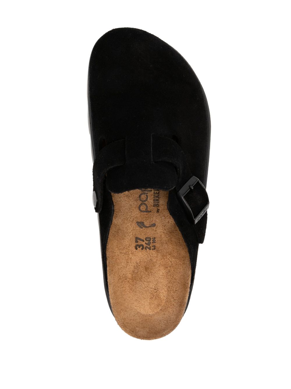 BIRKENSTOCK Chunky Suede Leather Slippers