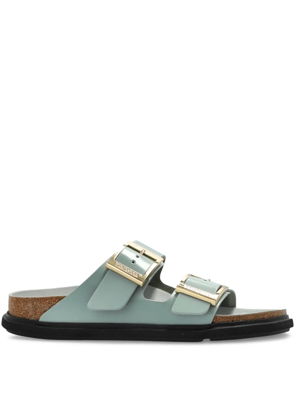 BIRKENSTOCK Arizona Droplet Buckle Shiny Leather Sandals for Women